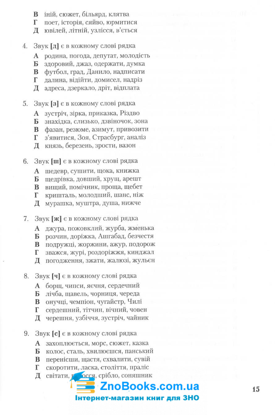 Довідник (Авраменко) для технічних спеціальностей ЗНО 2022 Українська мова. 1-ша частина: Грамота - 9