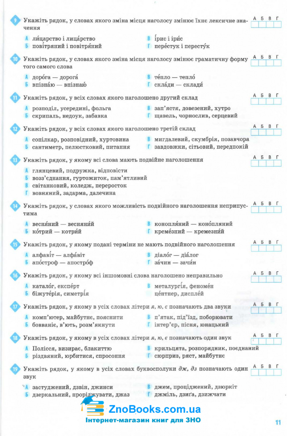 Українська мова ЗНО 2022. Комплексне видання : Глазова О. Освіта купити 10