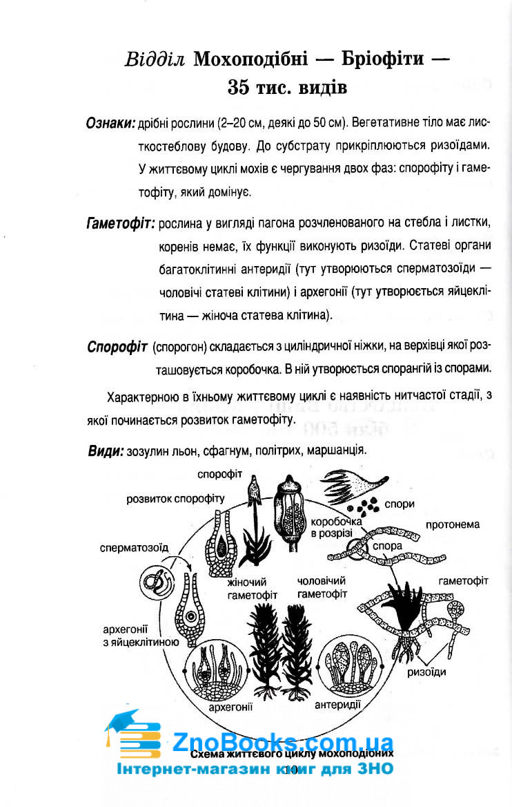 Біологія в поняттях, таблицях і схемах : Сухолин Н. Логос. купити 10